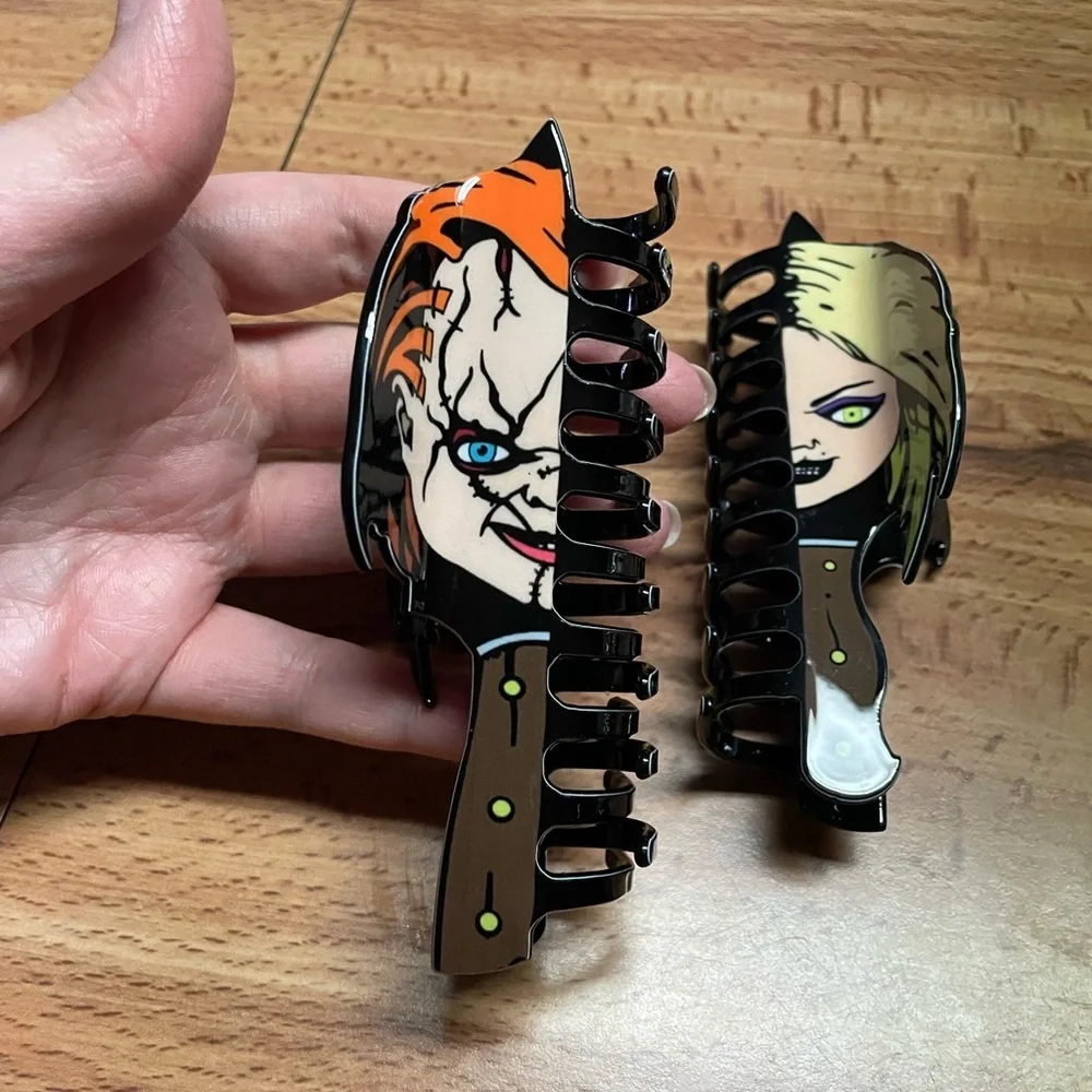 Chucky Bride of Chucky Halloween Hair Clip/ claw